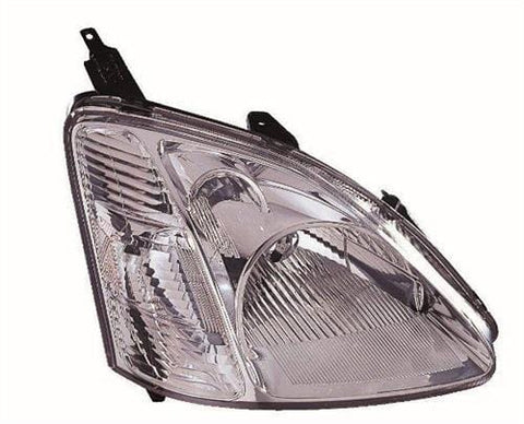 Honda Civic 5 Door Hatchback 2001-2003 Headlamp All Models - Except Sport Chrome Driver Side R