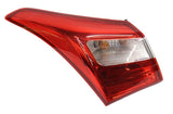 Hyundai I30 3 Door Hatchback 2013-2015 Rear Lamp Outer Section Clear Indicator Type Not LED Type Passenger Side L