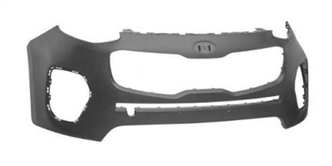 Kia Sportage Hatchback 2016-2018- Front Bumper No Sensor Holes - Needs Priming