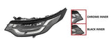 Land Rover Discovery Estate 2017- Headlamp LED Type With Adaptive Lighting Chrome Inner Section Passenger Side L