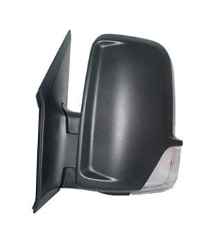 Mercedes Sprinter Van 2013-2018 Door Mirror Manual Type With Black Cover (Short Arm) Passenger Side L