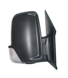Volkswagen Crafter Van 2011-2017 Door Mirror Manual Type With Black Cover (Short Arm) Driver Side R