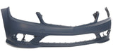 Mercedes C-Class Estate 2007-2011 Front Bumper No Wash Jet or Sensor Holes - Primed (Sport Models)