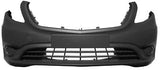 Mercedes Vito Van 2015-2024 Front Bumper No Lamp Holes - No Sensor Holes - Textured Primed