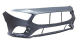 Mercedes A-Class 5 Door Hatchback 2018-2023- Front Bumper No Wash Jet Holes No Sensor Holes AMG Models 