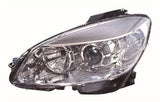 Mercedes C-Class Saloon 2007-2011 Headlamp Halogen Version Passenger Side L