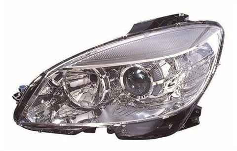Mercedes C-Class Estate 2007-2011 Headlamp Halogen Version Passenger Side L
