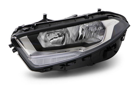 Mercedes A-Class Saloon 2019-2023 Headlamp Halogen Type With LED Daytime Running Lamp Passenger Side L