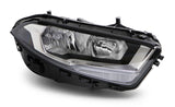 Mercedes A-Class 5 Door Hatchback 2018-2023 Headlamp Halogen Type With LED Daytime Running Lamp Driver Side R