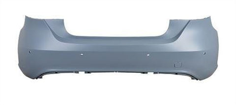 Mercedes A-Class 5 Door Hatchback 2015-2018 Rear Bumper With Sensor Holes Standard Models Primed