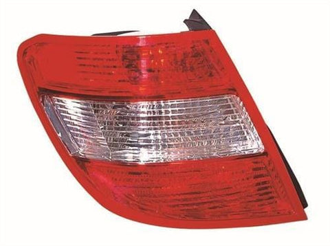 Mercedes C-Class Estate 2007-2011 Rear Lamp Not LED Type Clear and Red Passenger Side L