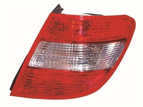 Mercedes C-Class Estate 2007-2011 Rear Lamp Not LED Type Clear and Red Driver Side R
