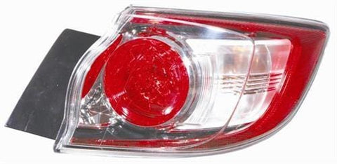 Mazda 3 Hatchback 2012-2014 Rear Lamp Outer Section Not LED Type Driver Side R