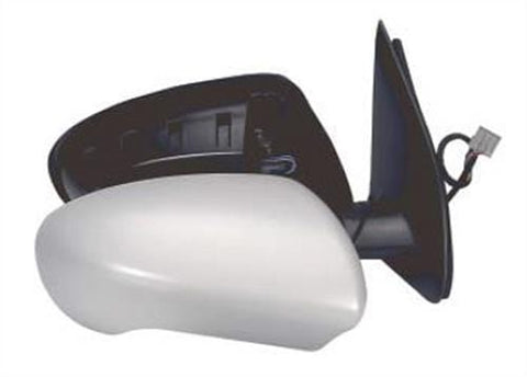 Nissan Qashqai +2 Hatchback 2010-2013 Door Mirror Electric Manual Fold Type With Primed Cover (No Blind Spot Monitoring System) Driver Side R