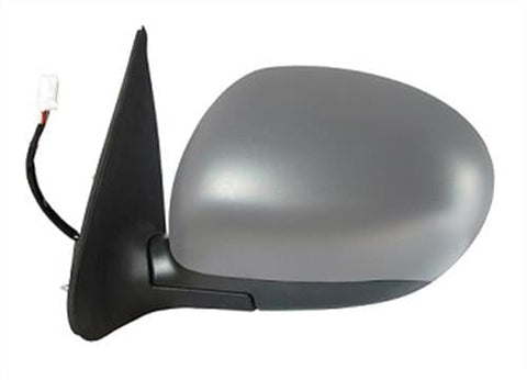 Nissan Juke Hatchback 2010-2014 Door Mirror Electric Not Heated Manual Fold Type With Primed Cover Passenger Side L