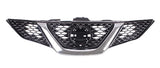 Nissan Qashqai Hatchback 2013-2017 Front Grille Type With Chrome Trim No Camera Hole 