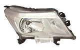 Nissan Navara Pickup 2016-2022- Headlamp Halogen Version Chrome Driver Side R