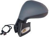 Peugeot 207 5 Door Hatchback 2006-2009 Door Mirror Electric Heated Manual Fold Type With Primed Cover Passenger Side L