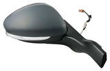 Peugeot 208 5 Door Hatchback 2012-2015 Door Mirror Electric Heated Manual Fold Type With Primed Cover (No Chrome Trim Type) Driver Side R