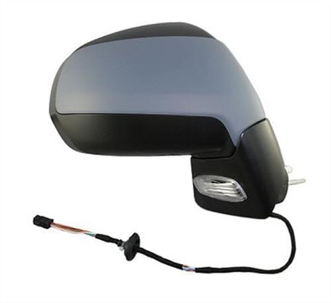 Peugeot 3008 Hatchback 2009-2013 Door Mirror Electric Heated Power Fold Type With Primed Cover (With Foot Lamp) Driver Side R