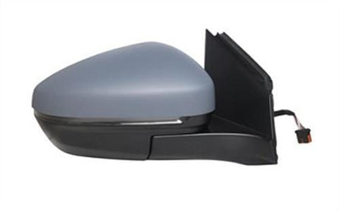 Peugeot 3008 Hatchback 2017-2021- Door Mirror Electric Heated Manual Fold Type With Primed Cover Driver Side R