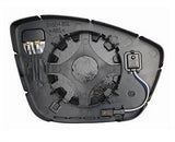 Peugeot 208 5 Door Hatchback 2020- Door Mirror Glass Heated Driver Assist System Passenger Side L