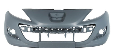 Peugeot 207 3 Door Hatchback 2009-2012 Front Bumper No Wash Jet Holes - No Wheel Arch Trim - Primed (Standard Models)