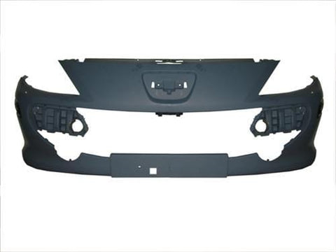 Peugeot 307 Cabriolet 2005-2009 Front Bumper With Lamp Holes - No Wash Jet Holes - Primed