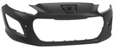 Peugeot 308 Estate 2011-2014 Front Bumper No Wash Jet Holes With Sensor Holes 
