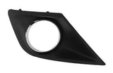 Peugeot 207 Cabriolet 2009-2012 Front Bumper Grille Outer Section With Lamp Hole & Chrome Trim Driver Side R