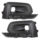 Peugeot Rifter MPV 2018-2024- Front Bumper Grille With Fog Lamp Hole Outer Section - 2 Piece Set Driver Side R