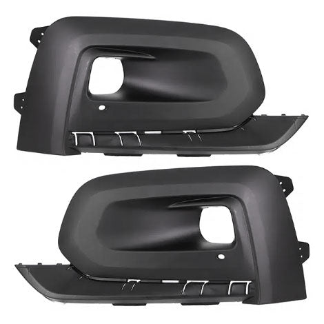 Peugeot Rifter MPV 2018-2024- Front Bumper Grille With Fog Lamp Hole Outer Section - 2 Piece Set Driver Side R