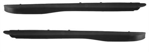 Peugeot 207 5 Door Hatchback 2006-2009 Front Bumper Spoiler 2 Piece Set - Black (Sport Models) 
