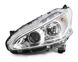 Peugeot 208 5 Door Hatchback 2012-2015 Headlamp Halogen Type With LED Daytime Running Lamp Passenger Side L