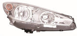 Peugeot 308 Cabriolet 2011-2013 Headlamp Halogen Type Driver Side R