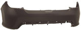Peugeot 308 3 Door Hatchback 2007-2011 Rear Bumper No Sensor Holes - Primed (Sport Models) 