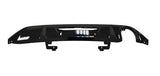 Peugeot 208 5 Door Hatchback 2020-2023- Rear Bumper Spoiler Single Exhaust Type Matt Black 