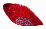 Peugeot 207 5 Door Hatchback 2006-2009 Rear Lamp Passenger Side L
