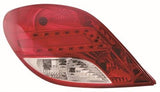 Peugeot 207 3 Door Hatchback 2009-2012 Rear Lamp LED Type Passenger Side L
