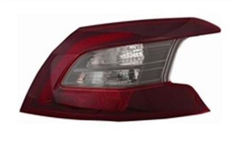 Peugeot 308 5 Door Hatchback 2017-2021 Rear Lamp Outer Section LED Type Driver Side R