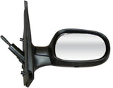 Renault Clio 5 Door Hatchback 2006-2009 Door Mirror Manual Type With Black Cover Driver Side R