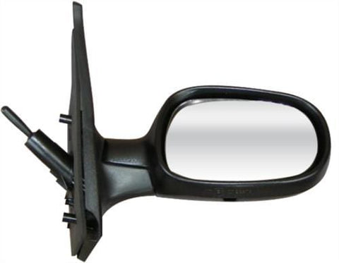 Renault Clio 3 Door Hatchback 1998-2001 Door Mirror Manual Type With Black Cover Driver Side R