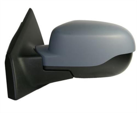 Renault Clio 3 Door Hatchback 2009-2012 Door Mirror Electric Manual Fold Type With Primed Cover Passenger Side L