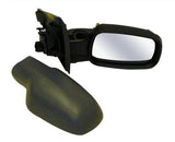 Renault Megane 5 Door Hatchback 2003-2006 Door Mirror Electric Manual Fold Type With Primed Cover Driver Side R