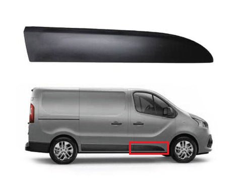 Renault Trafic Van 2014-2019- Door Trim Front Door - Textured Driver Side R