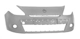 Renault Clio 5 Door Hatchback 2009-2013 Front Bumper No Wash Jet Holes - With Reinforcement - Primed (15 Inch Wheel Models)