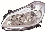 Renault Clio 5 Door Hatchback 2005-2009 Headlamp Halogen Type - Chrome (Not Cornering Type) Passenger Side L