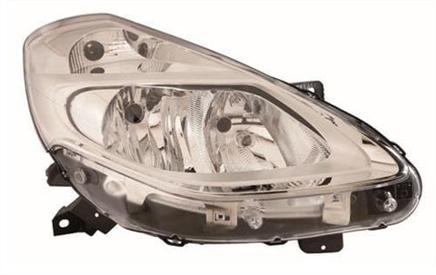 Renault Clio 5 Door Hatchback 2009-2013 Headlamp Halogen Chrome Type (Not Cornering Type - Own Brand) Driver Side R