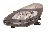 Renault Clio 5 Door Hatchback 2009-2013 Headlamp Halogen Version Not Cornering Type Black Passenger Side L