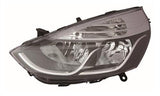 Renault Clio 5 Door Hatchback 2013-2016 Headlamp Halogen Type - With Chrome Trim Passenger Side L